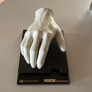 ✨ Vintage Merck Sharp & Dohme Anatomical Hand - Note Dispenser ✨